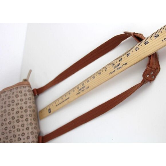 THE SAK BEIGE BROWN GENUINE LEATHER CONVERTIBLE BACKPACK SHOULDER BAG X-BODY - Picture 16 of 16